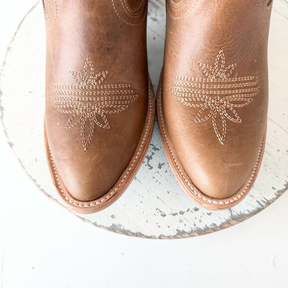 Lane JENTRY Knee High Womens Cowboy Boots 8.5 Brown Leather Western Cowgirl Tall - Picture 6 of 11